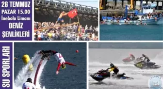 İnebolu'da Deniz Şenliklerinde Flyboard Gösterileri Yapılacak