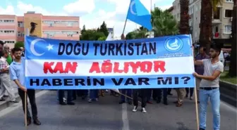 Çanakkale'de Doğu Türkistan'a Destek Yürüyüşü