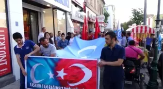 Kars Ülkü Ocaklarından Çin Zulmüne Tepki