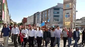 Nevşehir'de Doğu Türkistan İçin Protesto Yürüyüşü