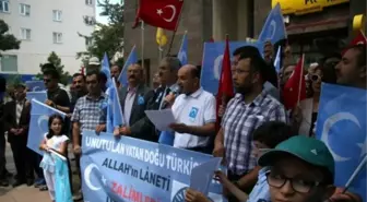 Türkiye Kamu-sen Afyonkarahisar Üyeleri 'Çin' Zulmünü Protesto Etti