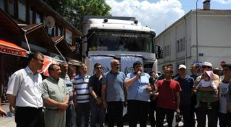 İhh Afyonkarahisar Şubesi Suriyeli Mültecilere Bir Tır Yardım Malzemesi Gönderdi
