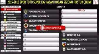 Spor Toto Süper Lig'in 2015-2016 Sezonu Fikstürü Belli Oldu -2