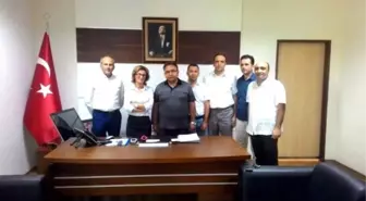 Aydın Sağlık-sen'den Genel Sekreter Özcan'a Ziyaret