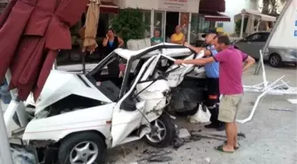 Bodrum'da Trafik Kazası: 3'ü Çocuk 4 Yaralı