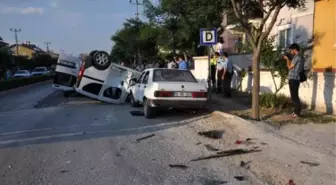 Polis Aracı Takla Attı: 3 Yaralı