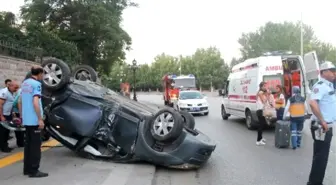 Başkentte Trafik Kazası: 2 Yaralı