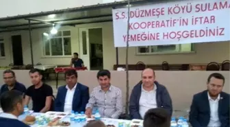 Düzmeşe Köyü Sulama Kooperatifi İftar Yemeği Düzenledi