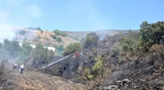 Gazipaşa'da Anız Yangını Korkuttu.