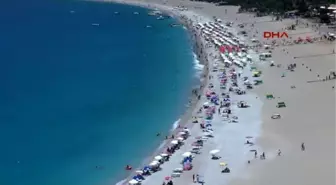 Fethiye Plajlarında Bayram Yoğunluğu