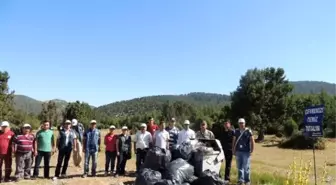 Bucak'ta Kumar Yaylası Piknik Alanında Temizlik Çalışması Yapıldı