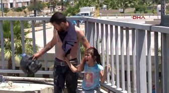 İzmir - Sesini Duyurmak İçin Kızını Ateşe Vermek İstedi