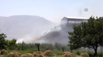 Tarihi Altıntepe Kalesi'nde Çıkan Yangın