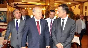 MHP Lideri Bahçeli Çorum'da Mola Verdi