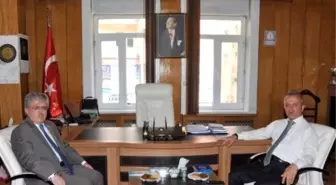 Vali Hakan Yusuf Güner Afyonkarahisar Müftüsü Şükrü Kabukçu'yu Ziyaret Etti