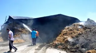 40 Ton Buğday Yangında Kül Oldu