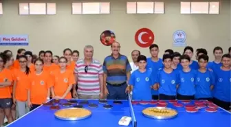 Fındıklı, Masa Tenisi Milli Takım Kampını Ziyaret Etti