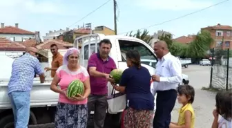 Edirne'de Romanlara Bedava Karpuz