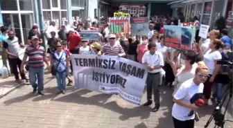 Zonguldak'ta Termik Santral İçin Çed Toplantısında Kefenli Protesto