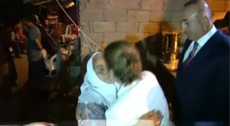 Çavuşoğlu, Şehit Er Barış Akkabak'ın Dedesini Ziyaret Etti