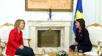 Cumhurbaşkanı Jahjaga Büyükelçi Ozan'ı Kabul Etti
