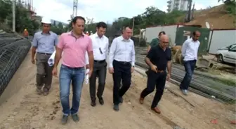 Büyükakın, Derince Alternatif Yol Şantiyesini İnceledi