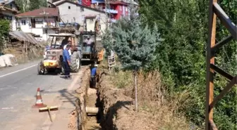 Sarıveliler'de Elektrik Hatları Yer Altına Alınıyor