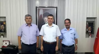 Mal Müdürü Başkan'dan Kaymakam Sezgin'e Veda Ziyareti