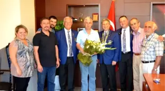 Rotary Bölge Federasyon Başkanı Reha Akın'dan Başkan Toyran'a Ziyaret