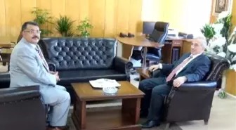 Vali Kamçı, Başsavcı Yılmaz'ı Ziyaret Etti