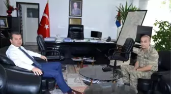 Vali Azmi Çelik İl Jandarma Komutanı Topuz'u Ziyaret Etti