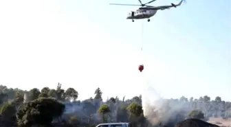 Bodrum'da Korkutan Yangın