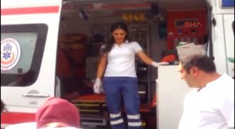 Haliç'te Motosiklet Kazası : 2 Yaralı