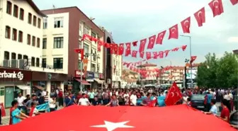 Beypazarı'nda Teröre Tepki Yürüyüşü