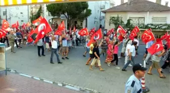 Burhaniye'de Terörü Protesto