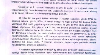 Baykal Bakanlık Teklifini 3 Sayfalık Mektupla Reddetti (2) - Yeniden