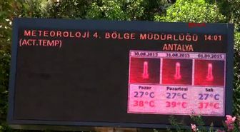 Antalya'da Nem Düştü