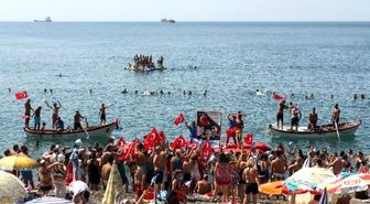 20 Metre Derinlikten Atatürk Portesi Çıkartıldı