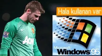 De Gea Transferine Windows 95 Engel Olmuş!