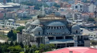 Rektör Acer, Çomü Camii İnşaatında İncelemelerde Bulundu