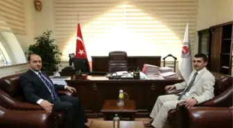 Vali Çomaktekin'den Başsavcı Çelik'e Hayırlı Olsun Ziyareti