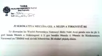 Meclis'te İlk Kürtçe Önerge