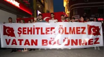 Ordu'da Teröre Tepki Yürüyüşü