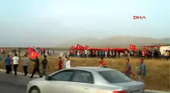 Afyonkarahisar Sandıklı ve Dinar'da Terör Protestosu