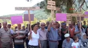 Antalya - İbradı'da Ağaç Kesimi Tepkisi