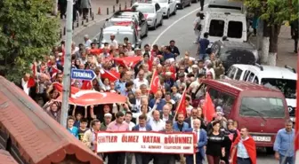 Azdavay'da Teröre Lanet Yürüyüşü Düzenlendi