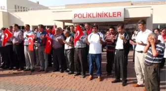 Nevşehir'de Sağlıkçılar Mesai Öncesi Şehitler İçin Dua Etti