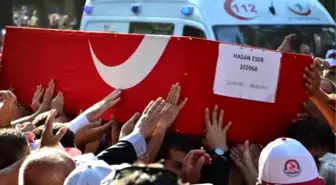 Şehit Polis Hasan Eser'in Cenazesi Memleketi Denizli'de (2)