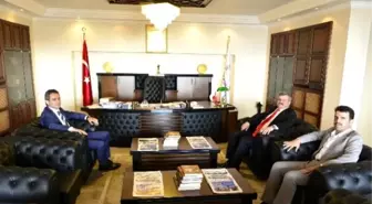 Zonguldak Milletvekili Faruk Çaturoğlu, Rektör Özer'i Ziyaret Etti
