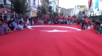 Kars ve Erzincan'da Terör Protestosu! Şehirler Sloganlarla İnledi